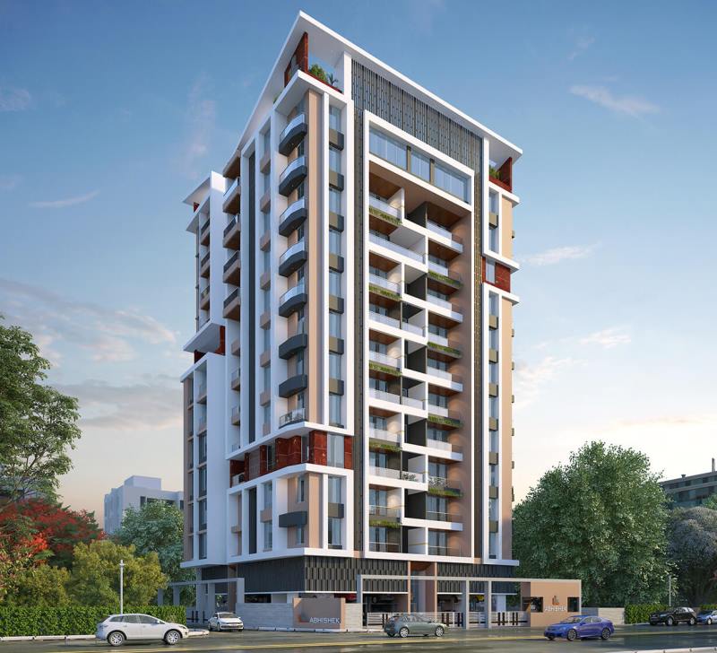 Exterior view of Abhishek by SK Fortune Group