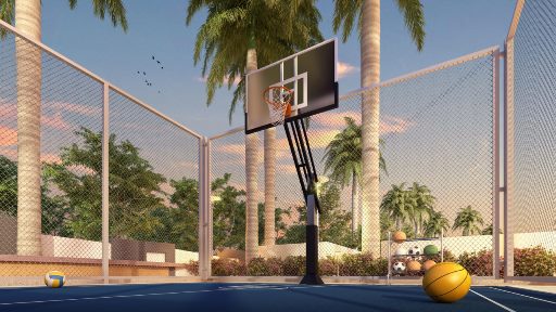Basketball court at Fortune Empress by SK Fortune Group